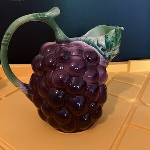 Paradox Purple and Green Grape Pitcher